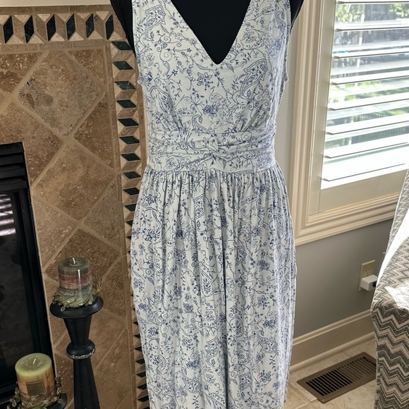 fresh produce Dresses & Skirts - Fresh Produce Blue Floral Sleeveless Dress.